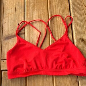 Old Navy Red Strappy Sports Bra